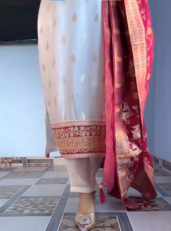 New Beautiful silk set