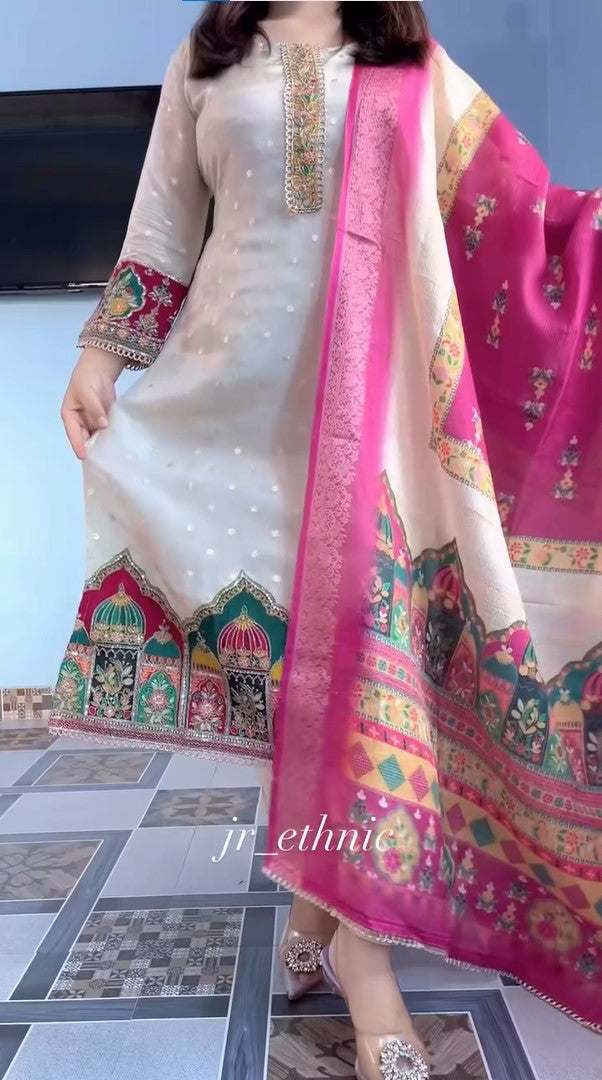 Kashish Shimmer Suit Set