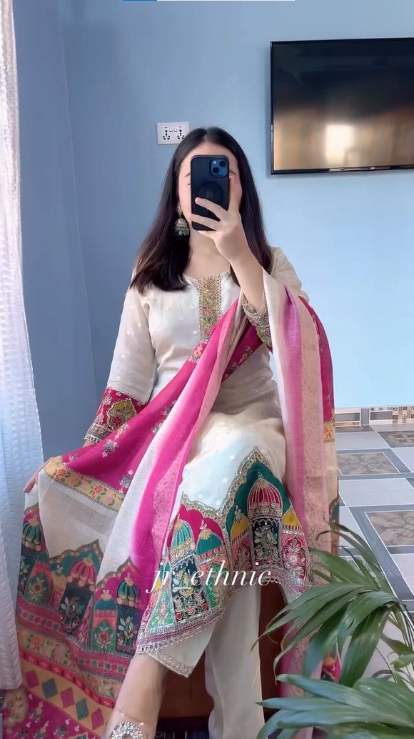 Kashish Shimmer Suit Set